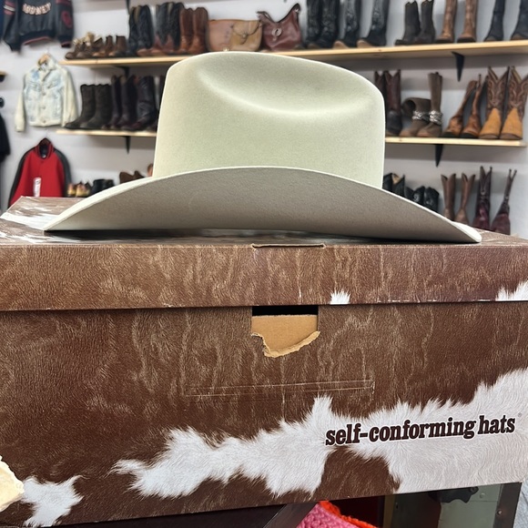 Vintage Resistol Beaver Felt Silver Belly Cowboy Hat - Picture 3 of 10